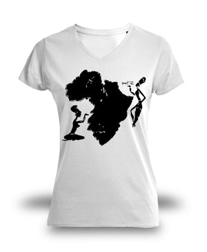 T-shirt Organic "Afrikaya" ♀ - Fract-All store