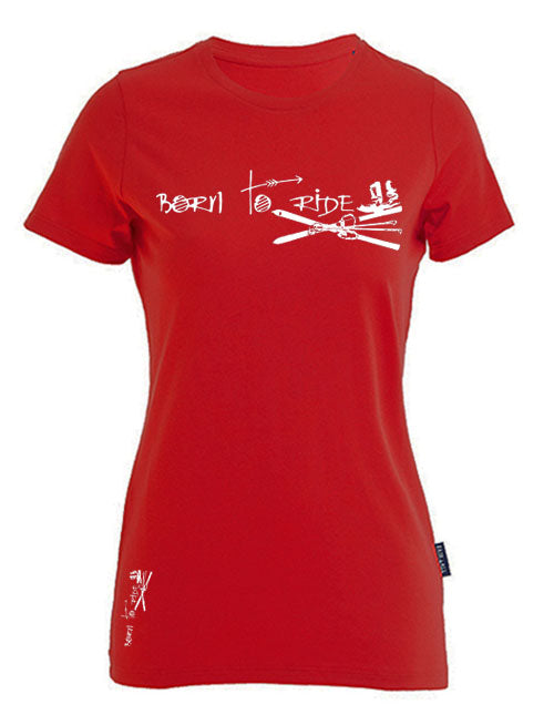 Organic "Born To Ski" ♀ - Fract-All store