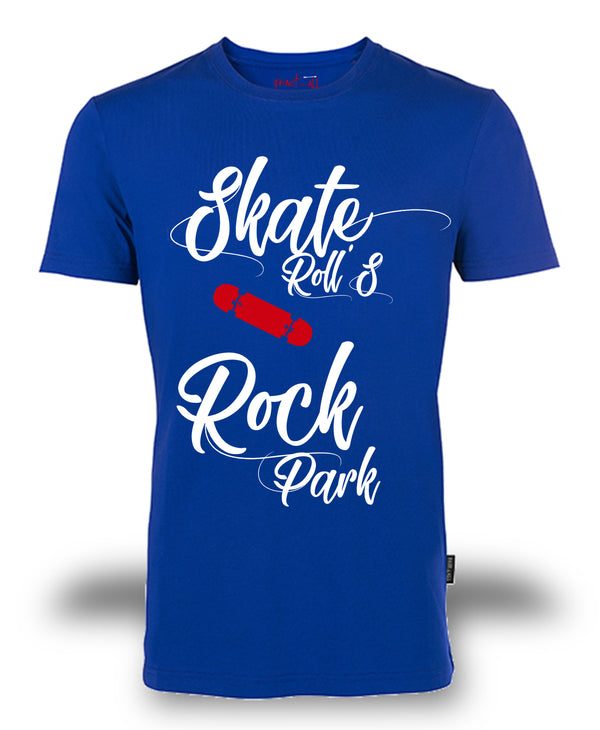 T-shirt Organic "Skate Roll's & Rock Park" ♂ - Fract-All store