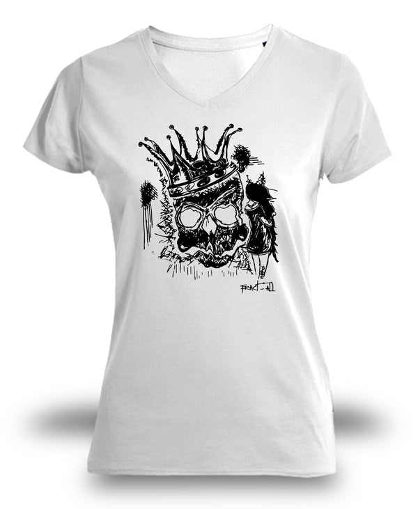 T-shirt Organic "The Queen's death" ♀ - Fract-All store